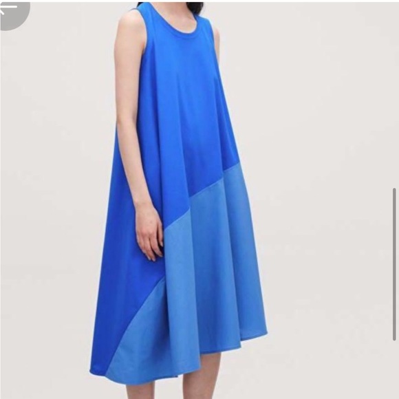 COS Asymmetrical Color Block Swing Dress - Picture 5 of 5